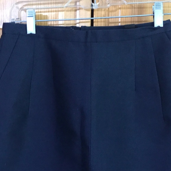J. Crew Wool & Silk Navy Blue Pencil Skirt Sz 2 - Picture 6 of 6